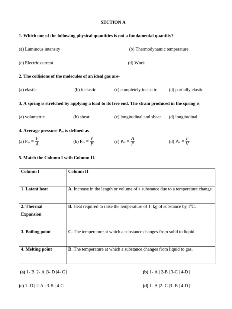 11th Physics | PDF