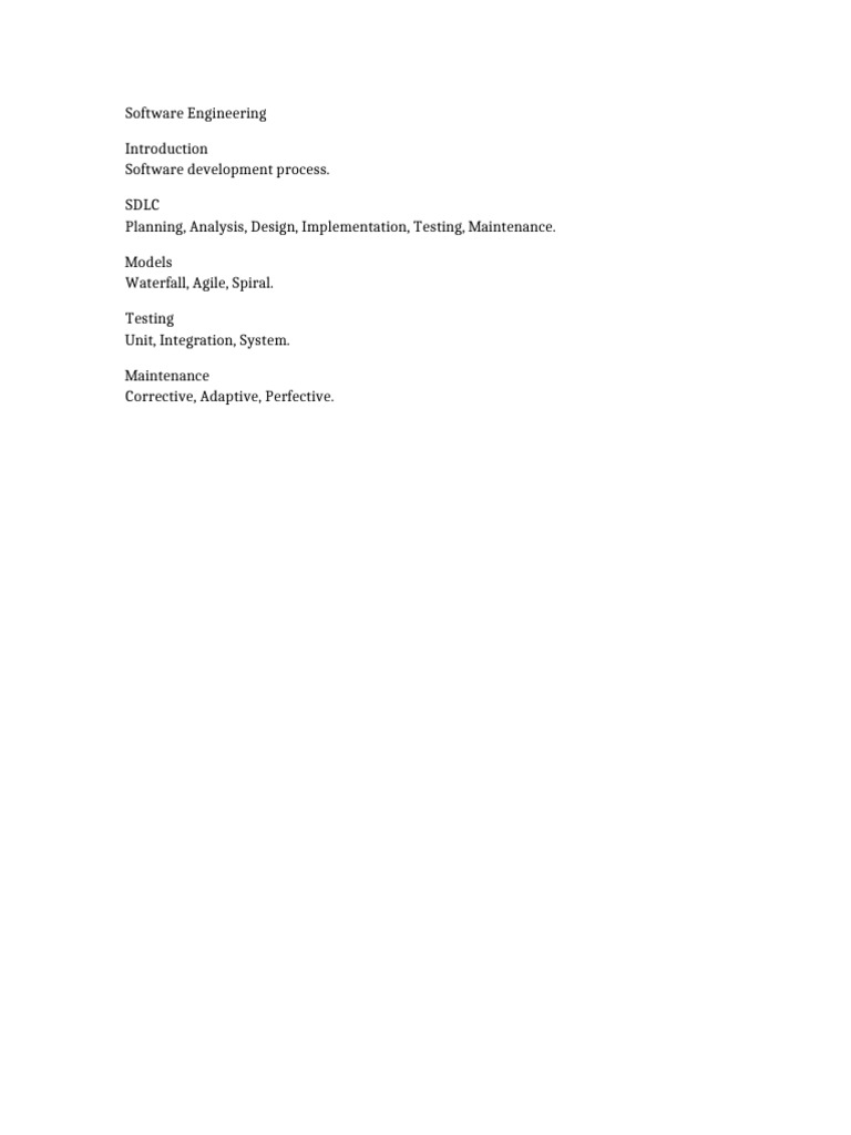 Software Engineering | PDF