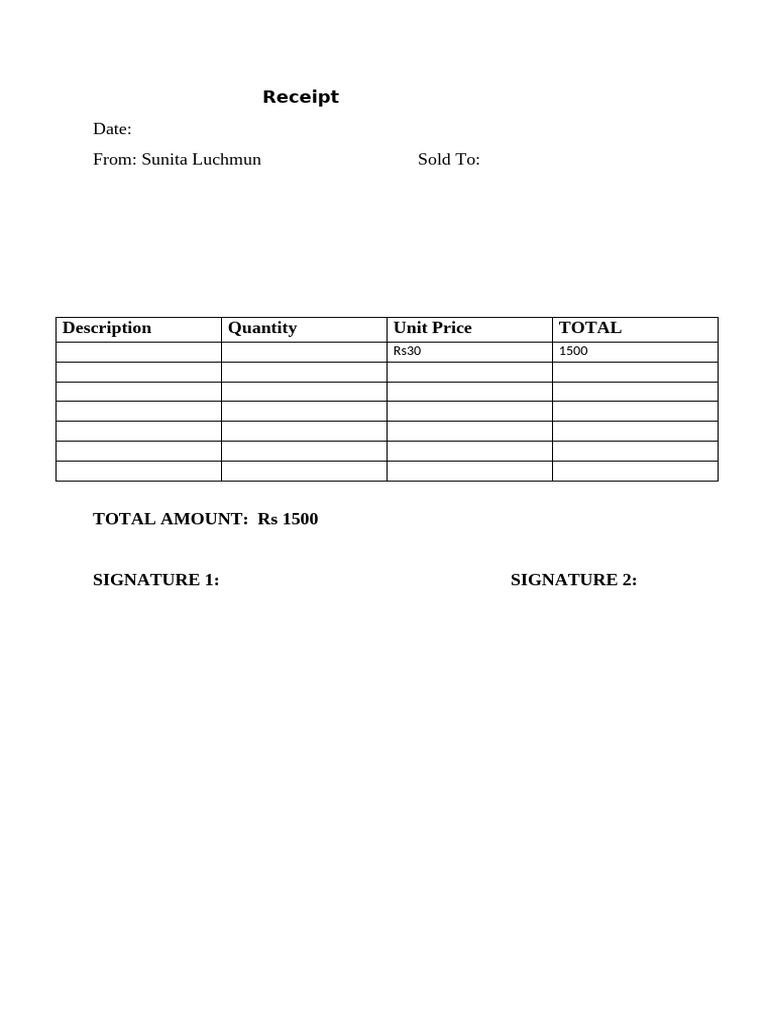 Cone Receipt | PDF