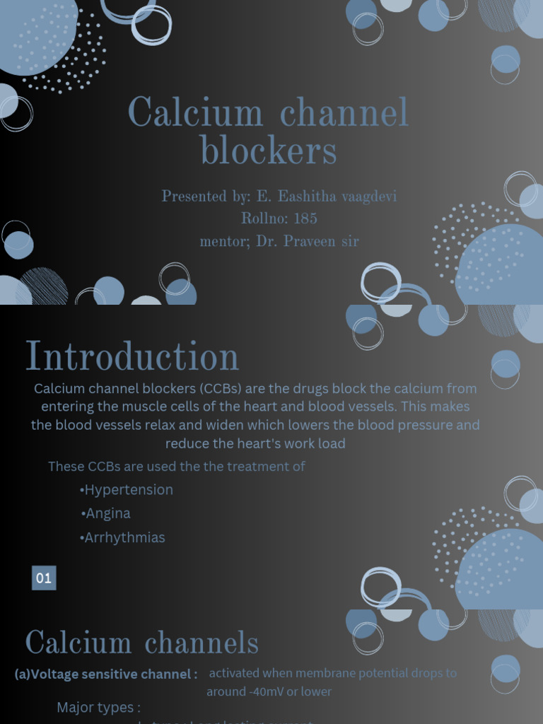 Calcium Channel Blockers 20260313 222607 0000 | PDF