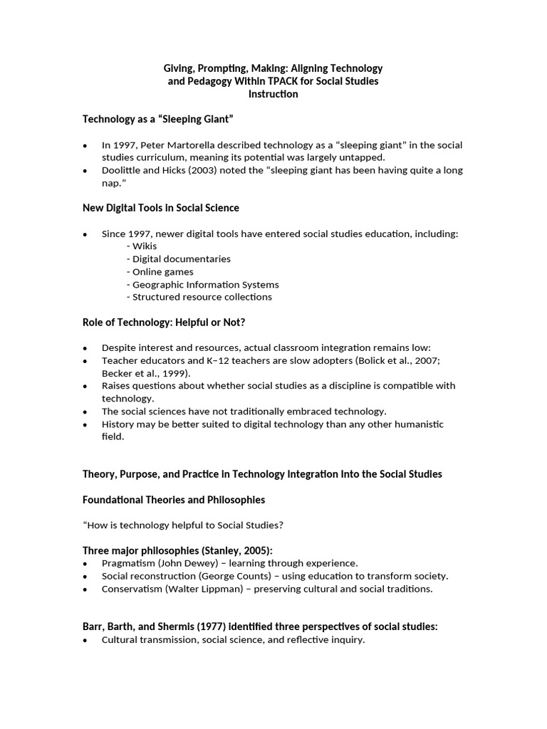 TPACK | PDF