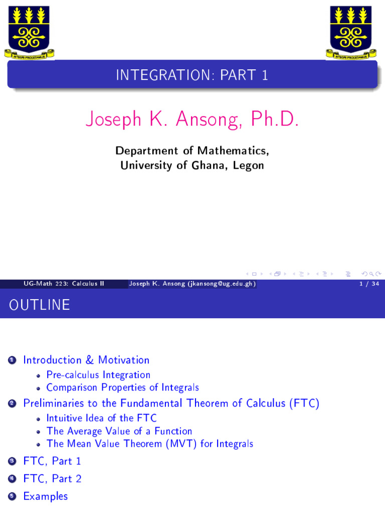Math223 LEC13 Integration LEC01x | PDF | Integral | Function (Mathematics)