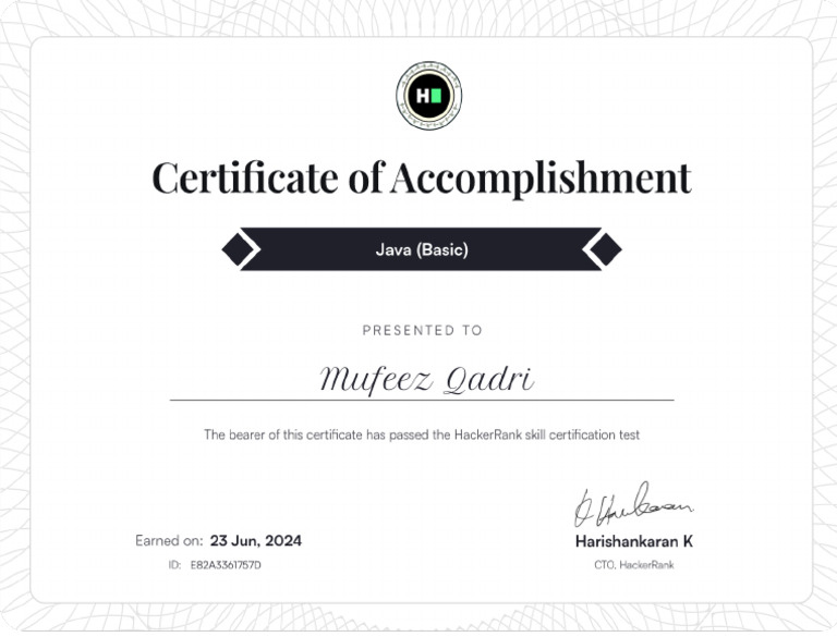 Java Basic Certificate | PDF