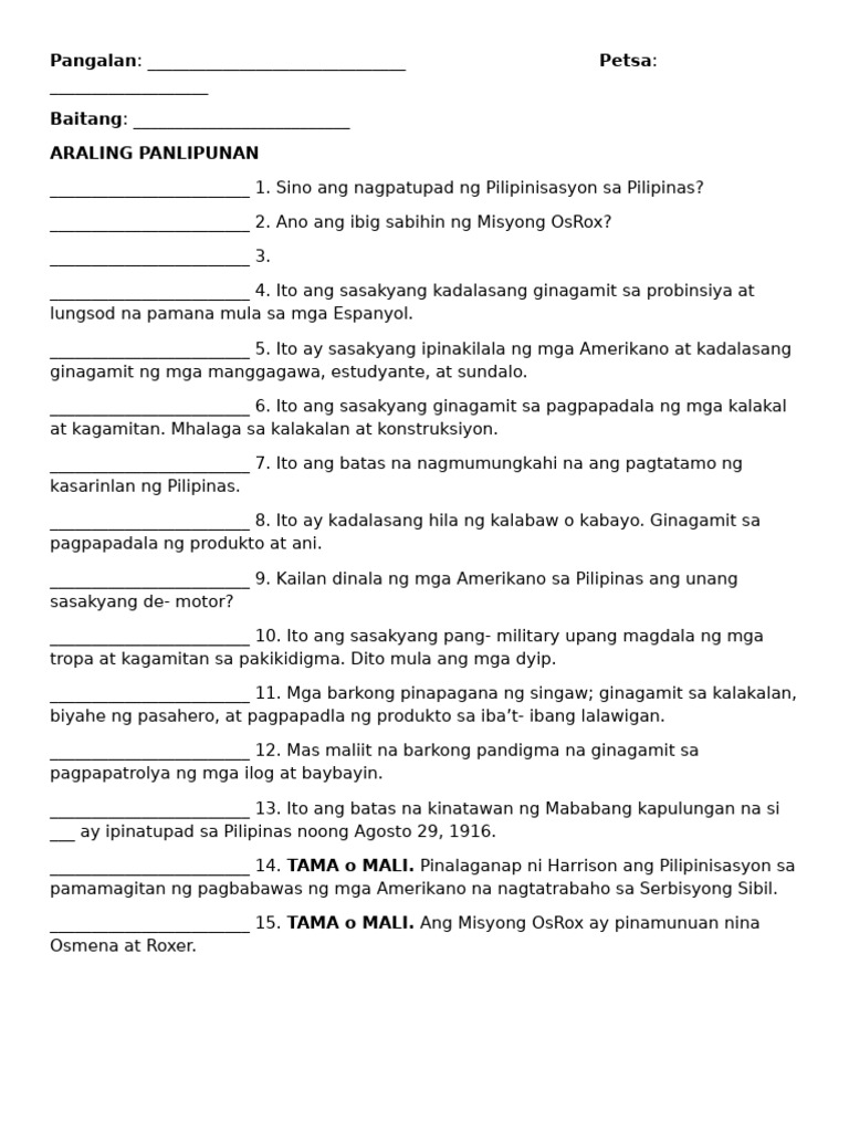 Pangala 1 | PDF