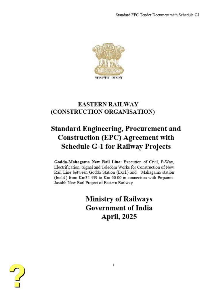 Epc Tender Document | PDF