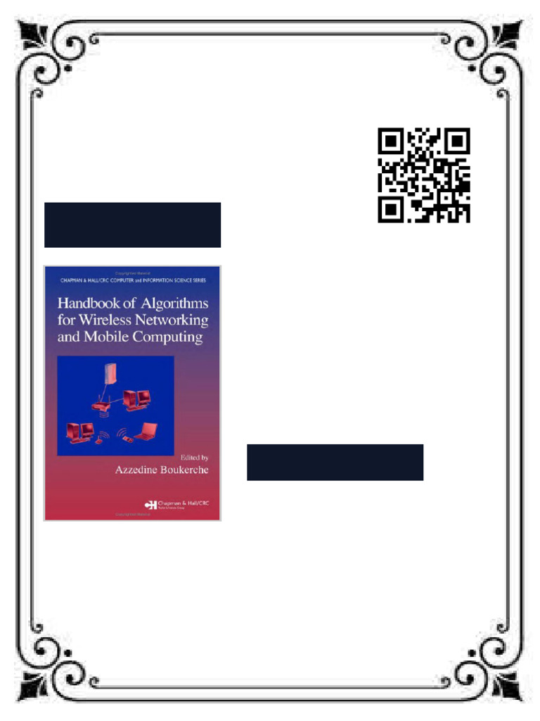 Handbook of Algorithms For Wireless Networking and Mobile Computing 1st ...