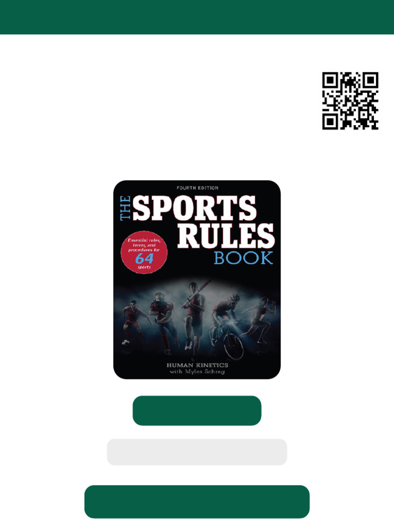 The Sports Rules Book 4th Edition Myles Schrag Ebook Premium Content ...