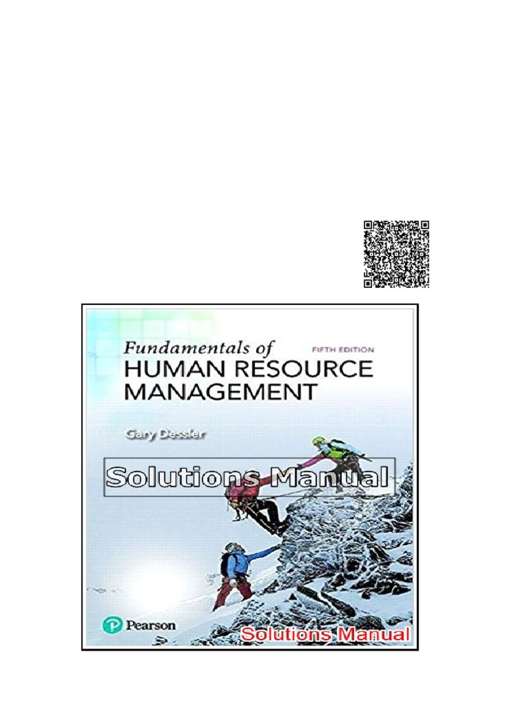 Fundamentals of Human Resource Management 5th Edition Dessler Solutions ...