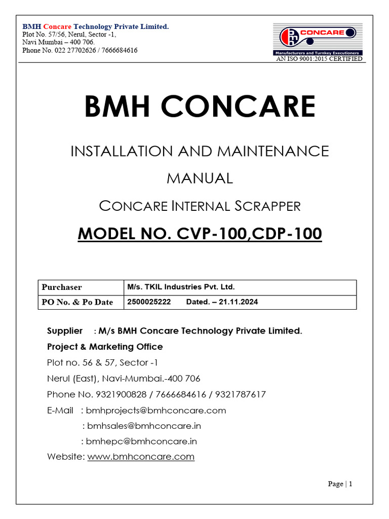 Manual Internal Scraper-2689 | PDF