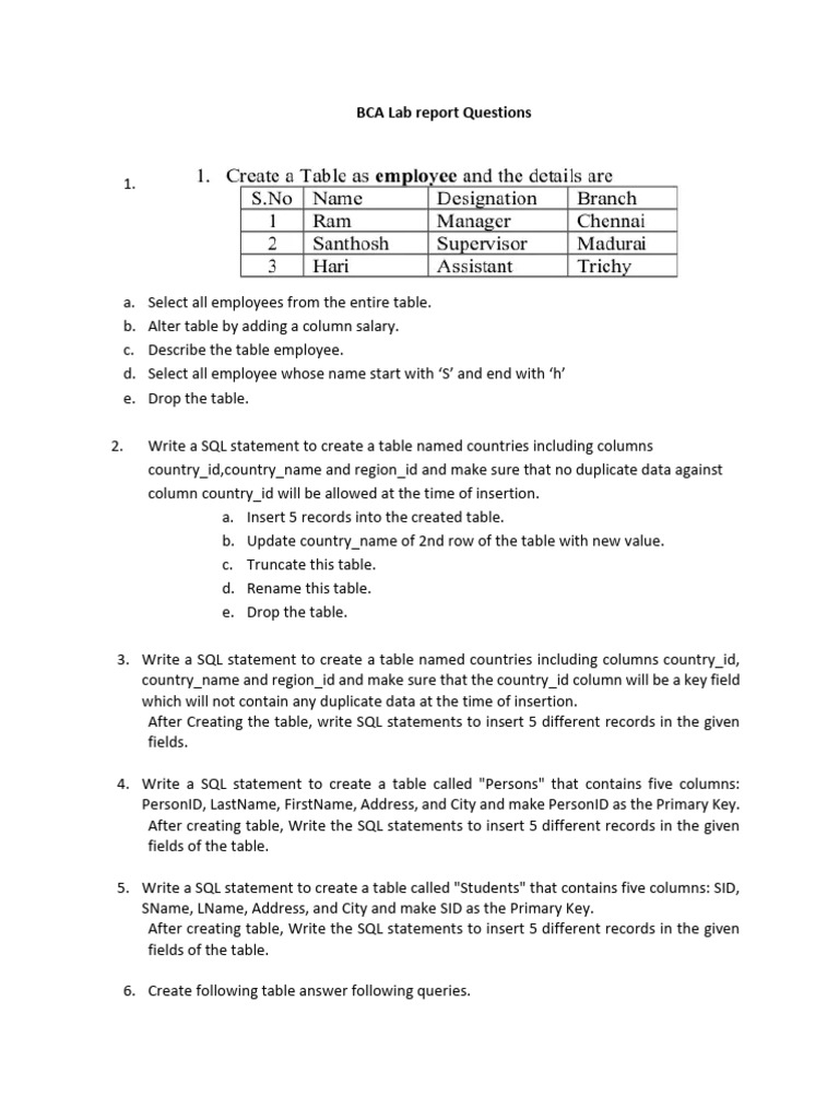 BCA Assignment | PDF