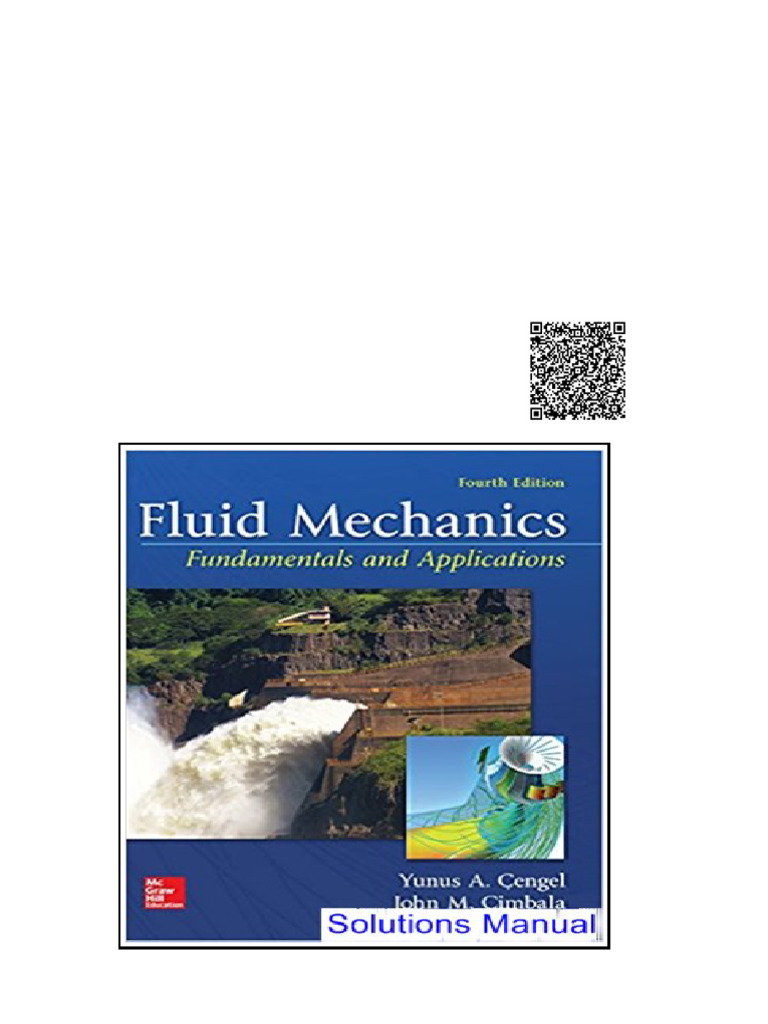 Fluid Mechanics Fundamentals and Applications 4th Edition Cengel ...