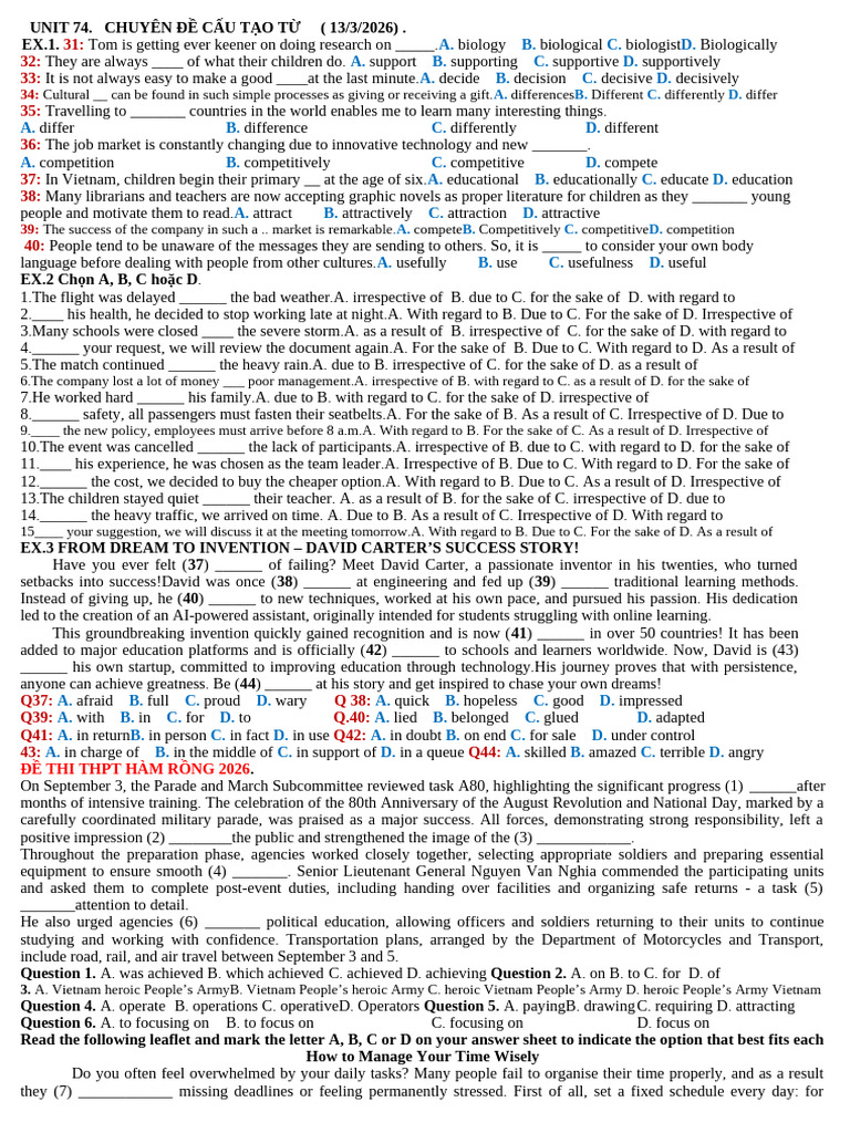 Practice 74 Fix1 | PDF