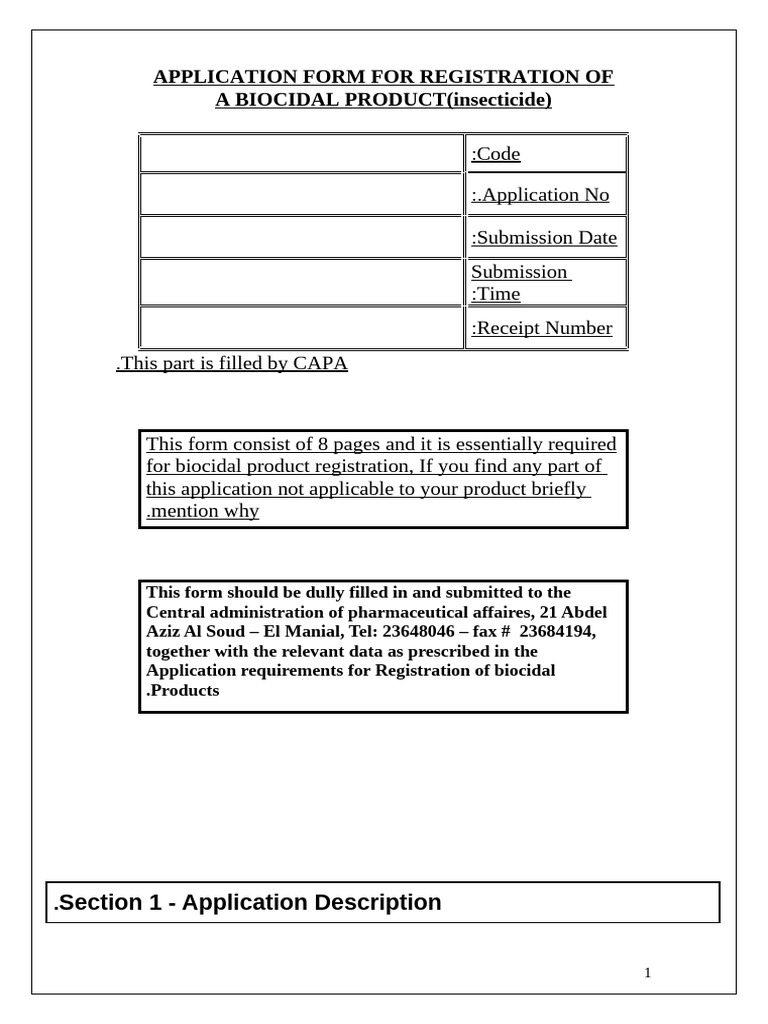 Application Form B Cyphluthrin | PDF