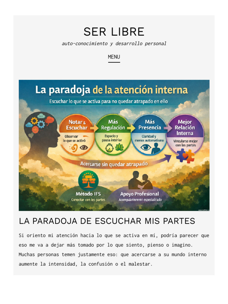 La Paradoja de Escuchar Mis Partes | PDF