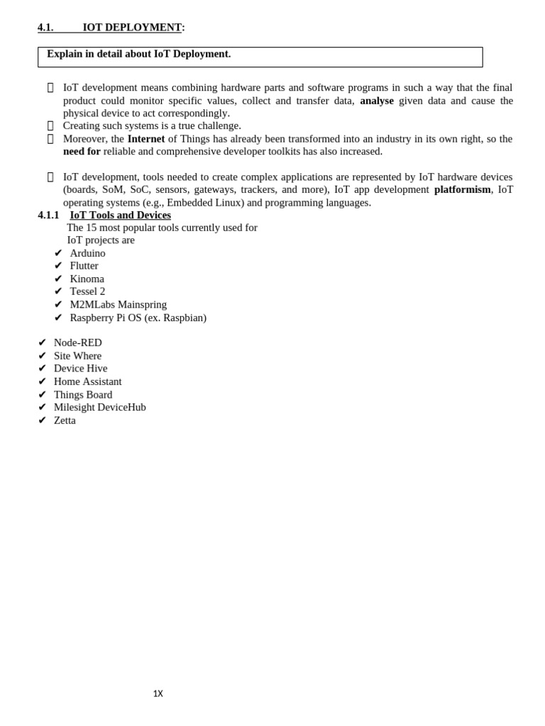 IoT Unit 4 Easy To Understand Theconcept | PDF | Raspberry Pi | Arduino
