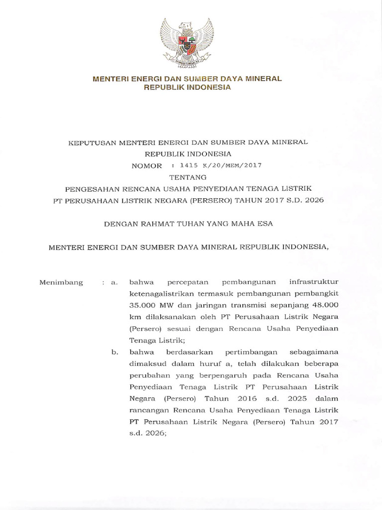Ruptl PLN 2017-2026 | PDF