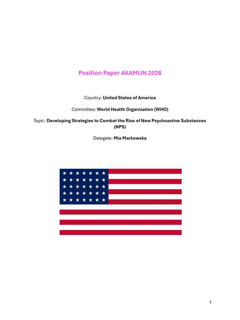 PP United States of America World Health Organization | PDF