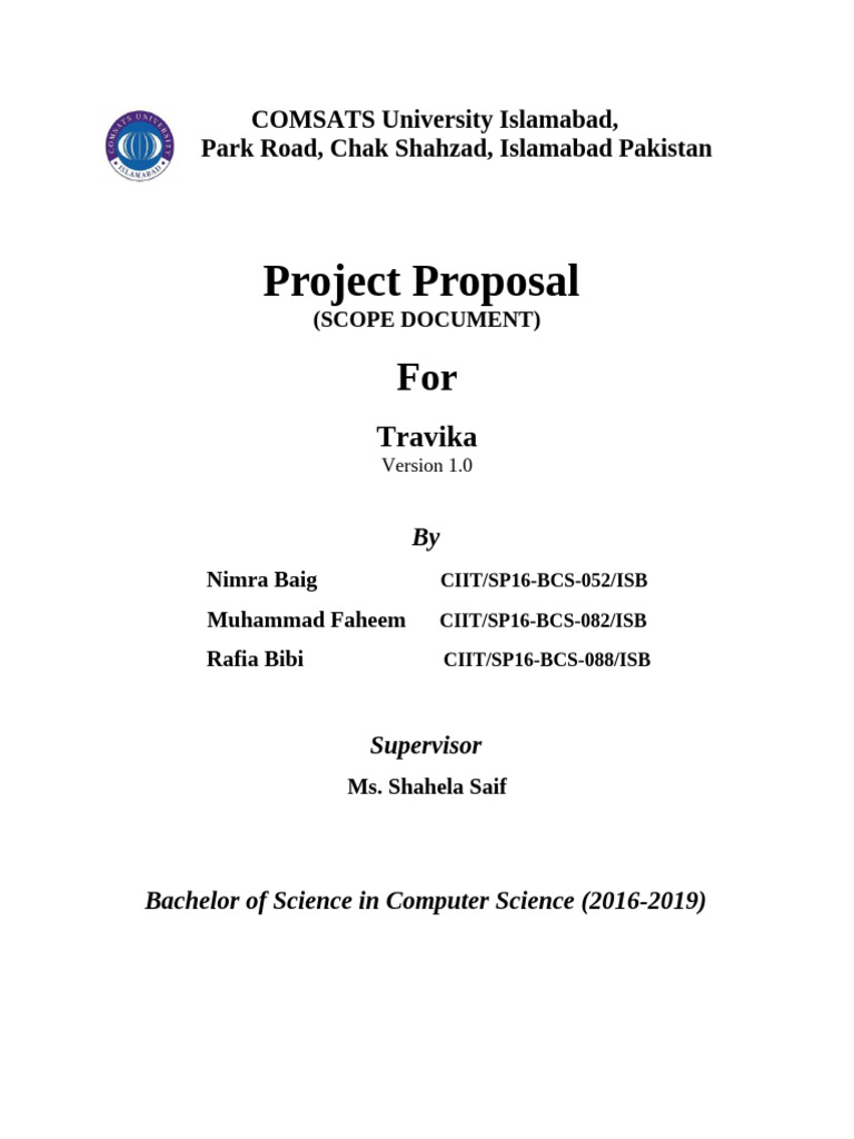 Final Project Scope | PDF