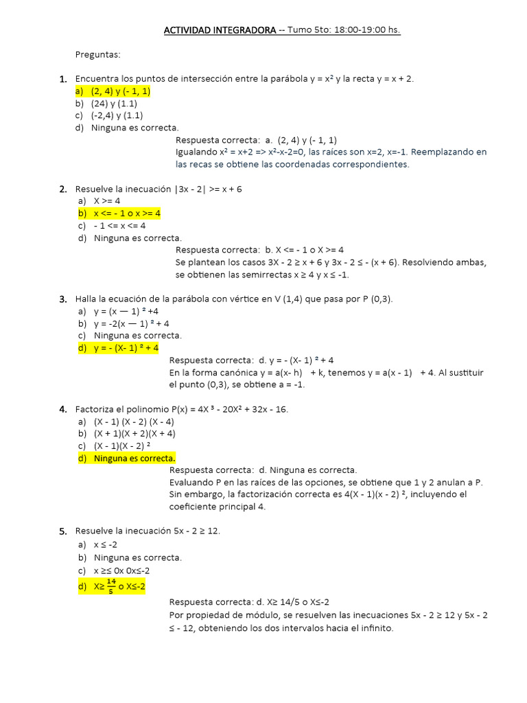 Actividad Integradora | PDF