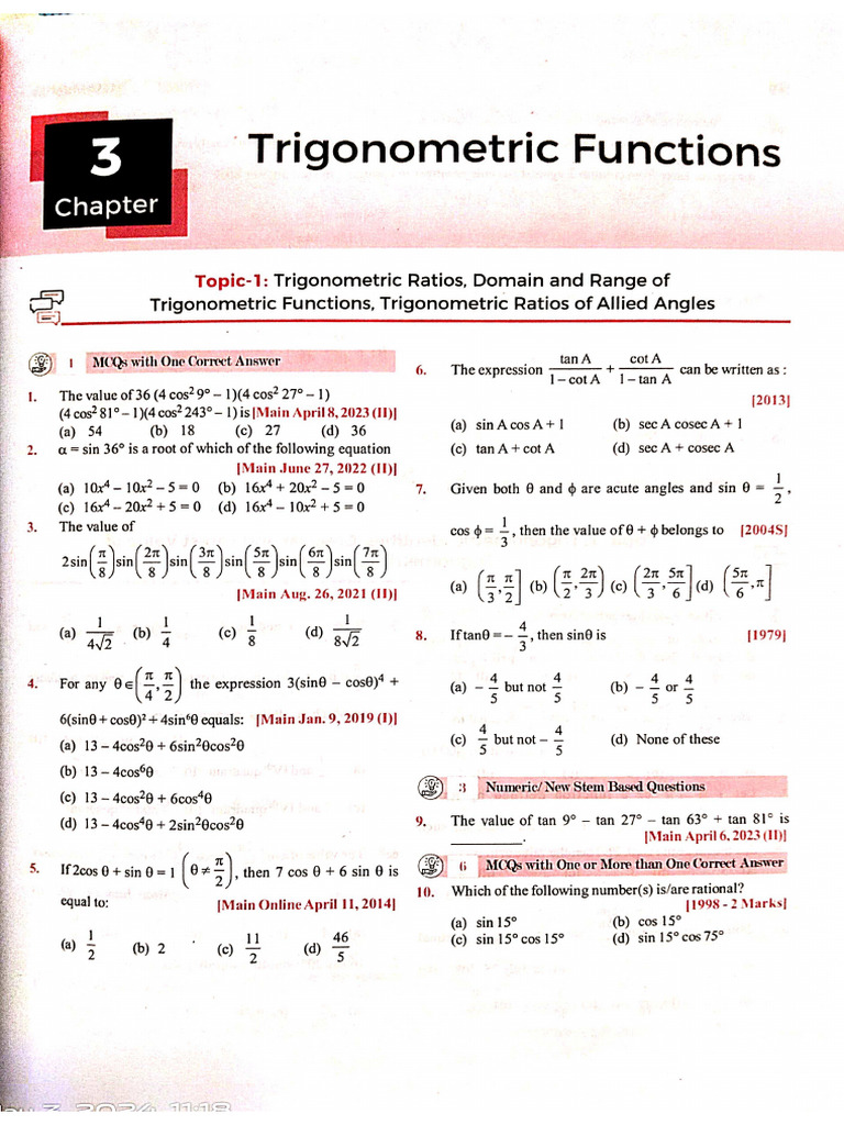 Trigonometric Functions | PDF