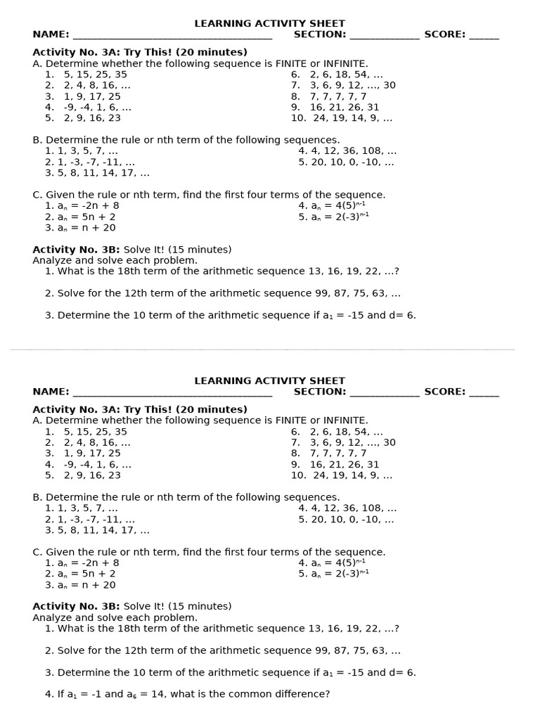 Las Math 8 Lesson 8 | PDF