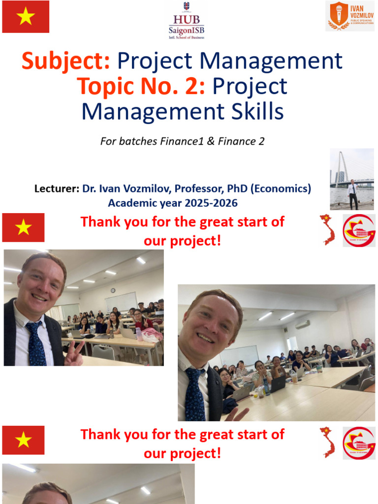 Project Management - Session 2 | PDF