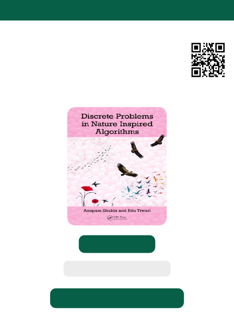 Discrete Problems in Nature Inspired Algorithms First Edition Shukla ...