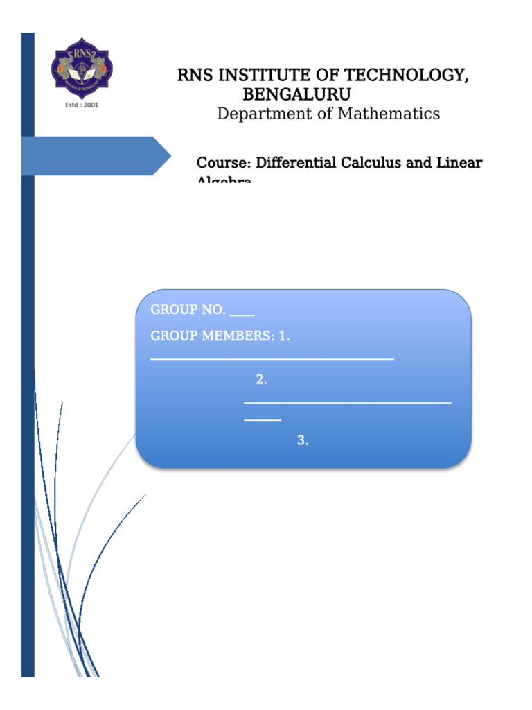 Matlab Report Template Rnsit 2025 | PDF