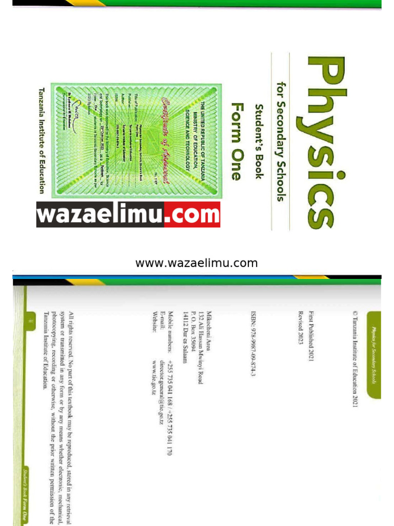 PHYSICS F1 New | PDF