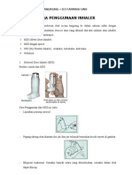 Cara Penggunaan Inhaler