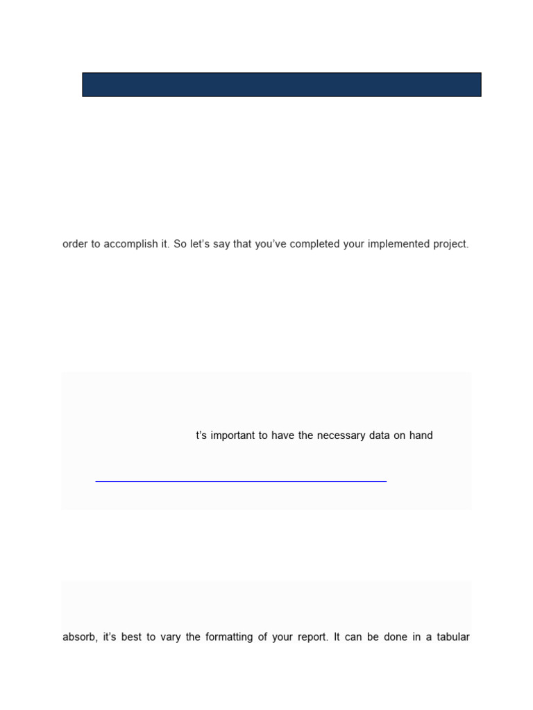 Module 8 Accomplishment and Narrative Report Preparation | PDF