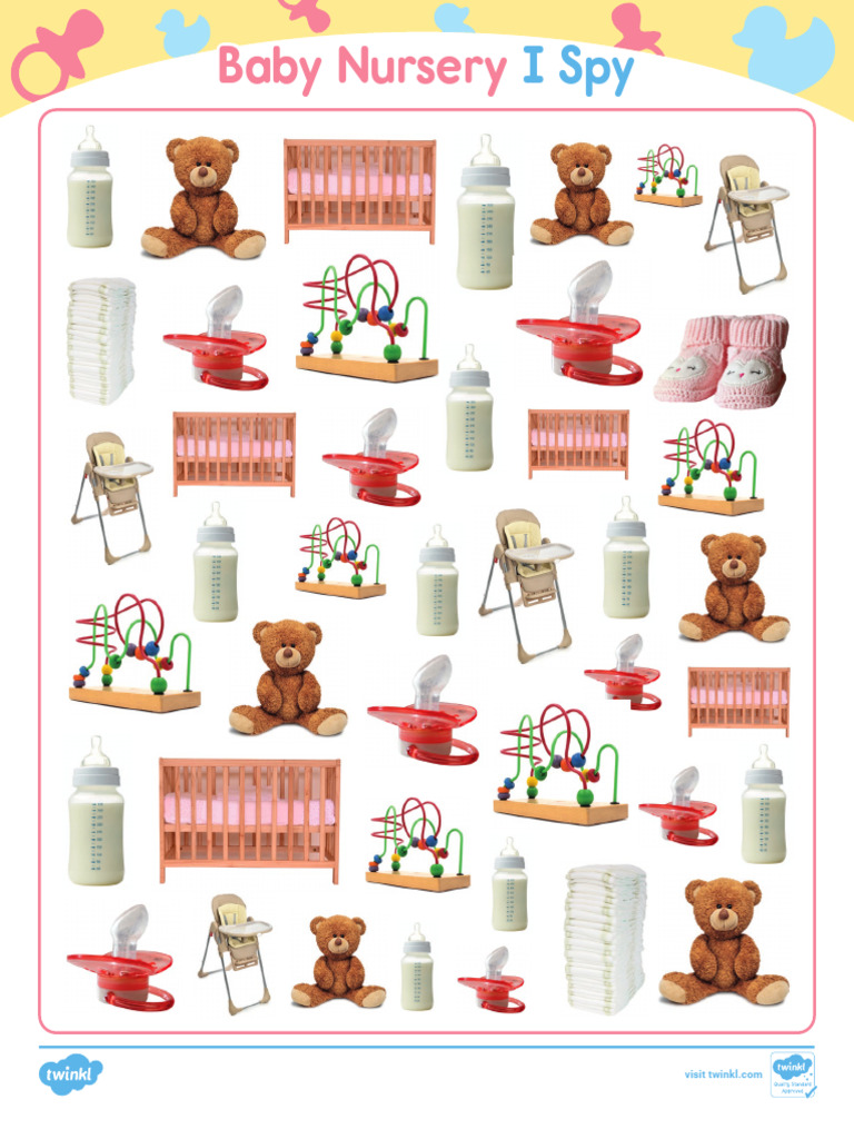 Baby Nursery I Spy Activity | PDF