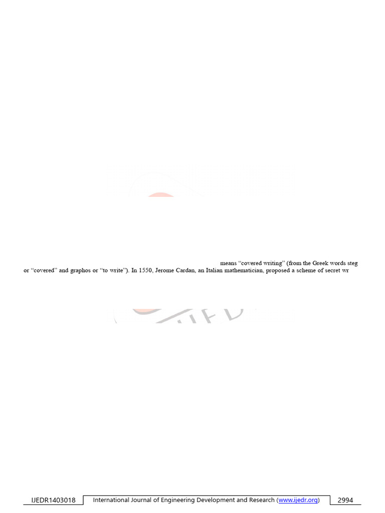 Data Hiding in Digital Image Processing Using Steganography - A Review ...