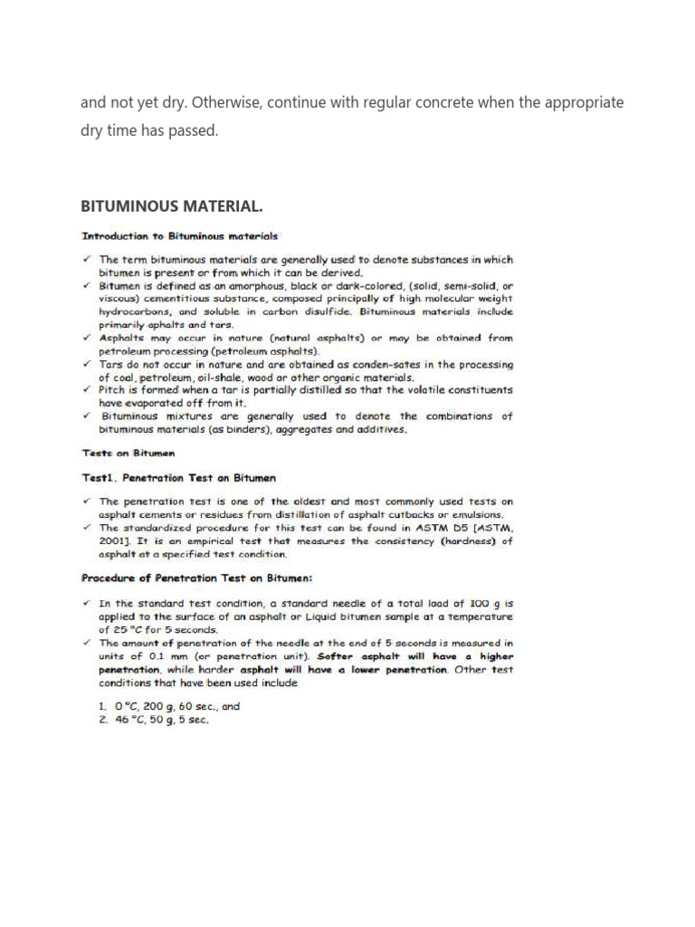 Bituminous Materials | PDF