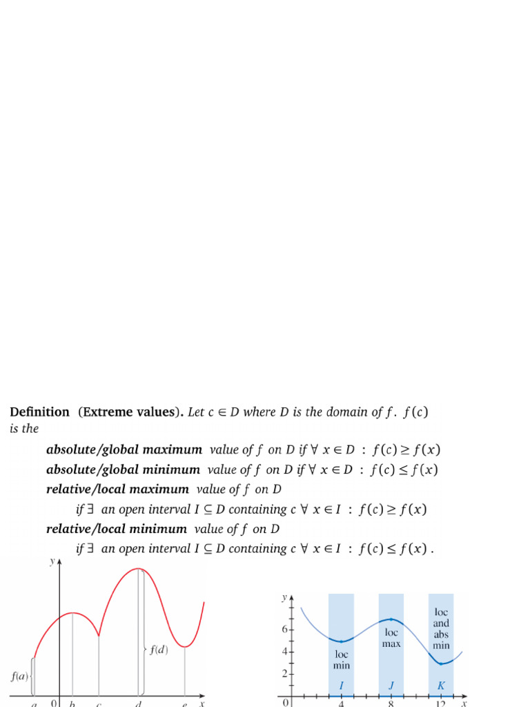 3.1 Maximum and Minimum Values | PDF