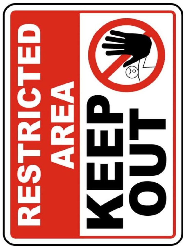 Restricted Area | PDF