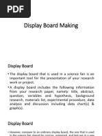 Science Fair Display Board Guidelines | PDF | Art