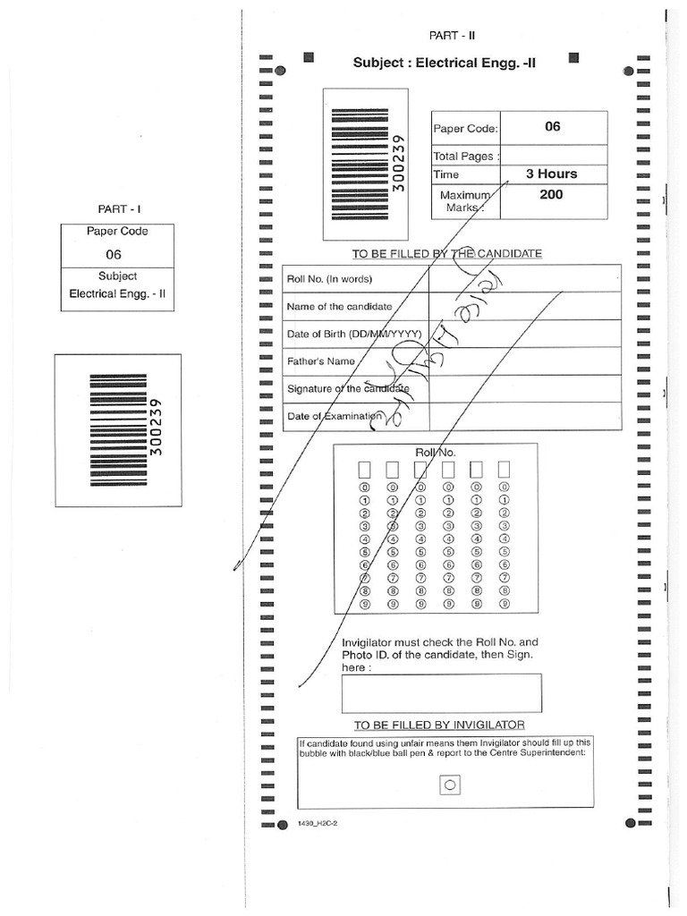 Paper Electrical I | PDF