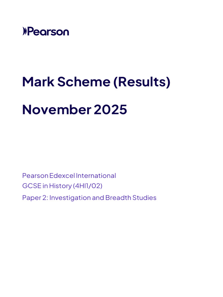 November Paper 2 MARK SCHEME | PDF