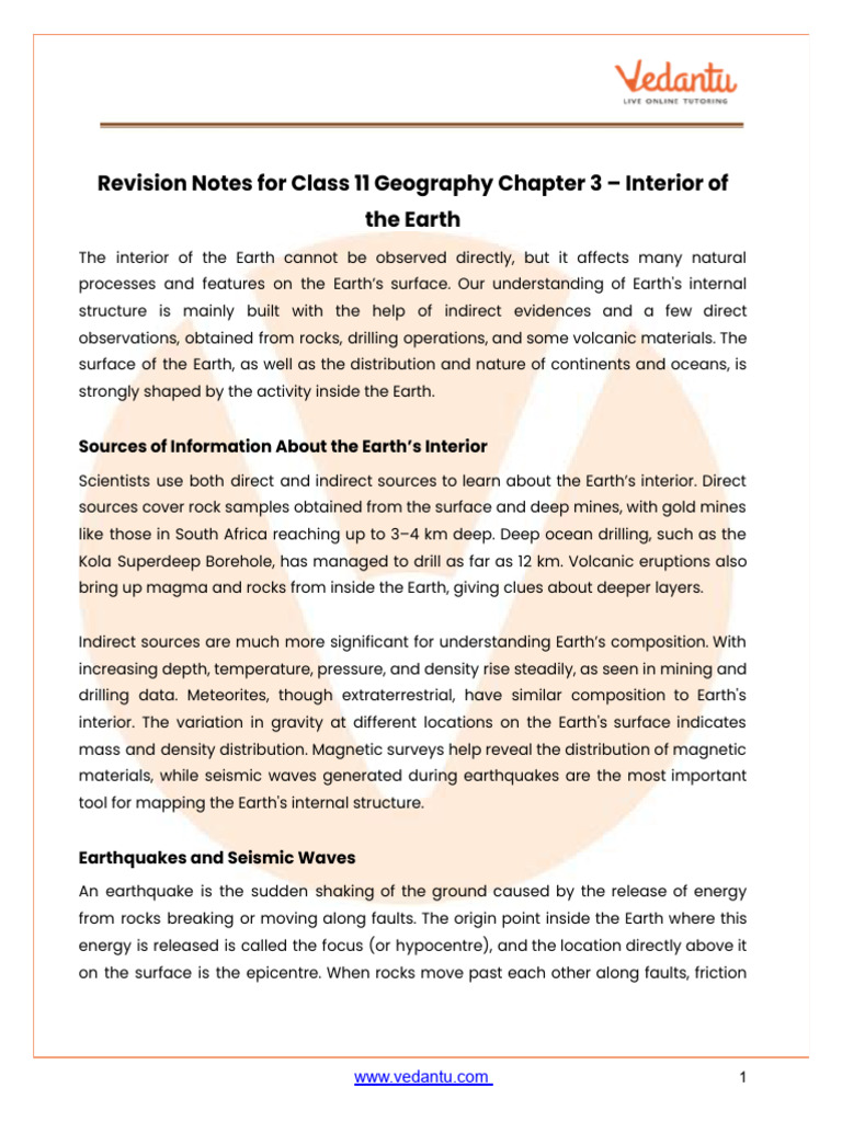 CBSE Notes Class 11 Geography (Fundamentals of Human Geography) Chapter ...