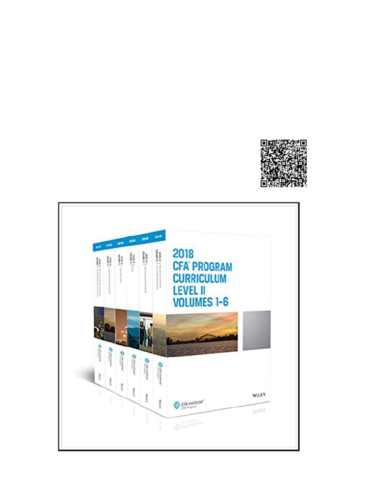 (Original PDF) CFA Program Curriculum 2018 Level II | PDF | Regression ...