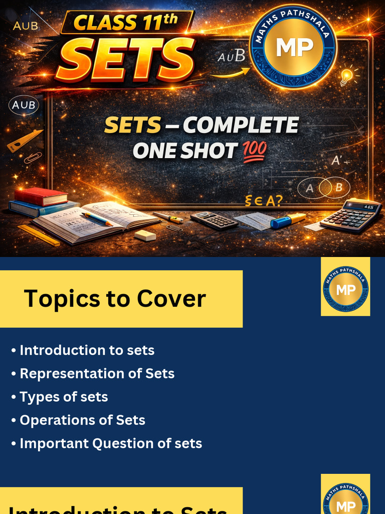 Class 11th Sets Notes - PDF - 20260301 - 212236 - 0000 | PDF ...