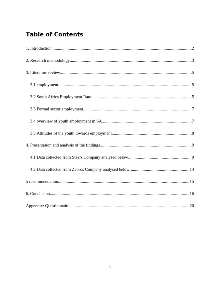 Introduction Lara Complete | PDF | Employment | Methodology