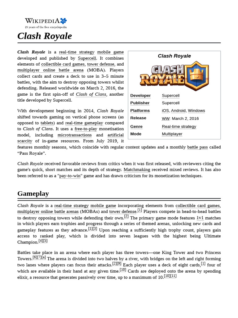 Clash Royale | PDF