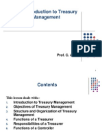 L-1: Introduction To Treasury Management: Prof. C. Anand