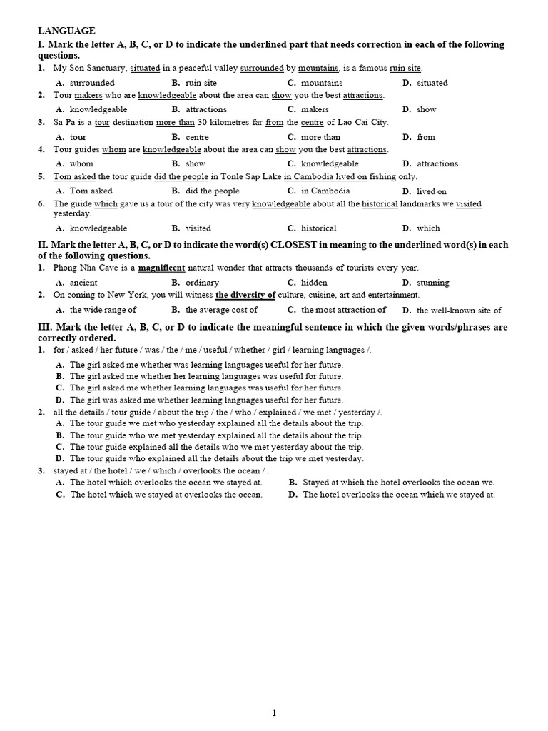 Test 1 | PDF