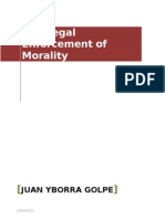 The Legal Enforcement of Morality