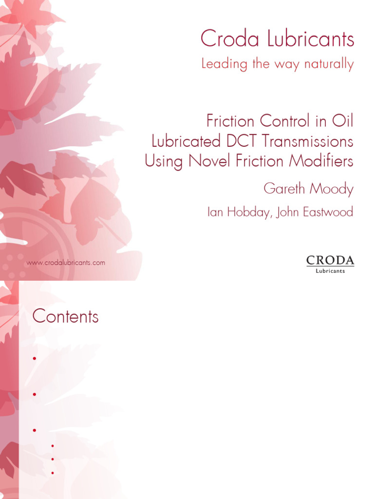 TAE+ +Friction+Control+in+DCT+Transmissions | PDF