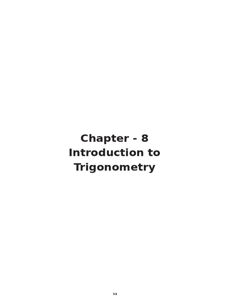 Cbse Class 10 Maths Chapter 8 Introduction To Trigonometry Competency ...