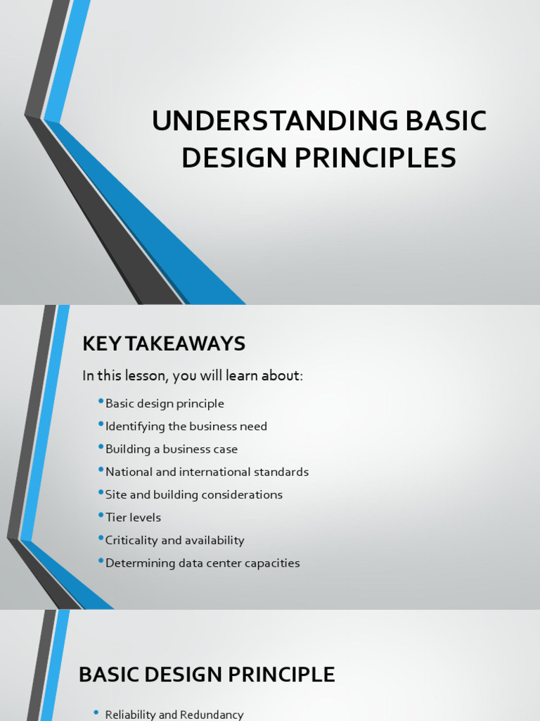 Understanding Basic Data Centre Design Principles | PDF